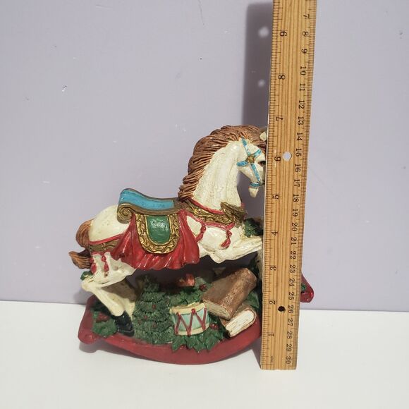 Artmark Carousel Rocking Horse Vintage Figurine Christmas Home Decor  7"×7" - Picture 7 of 8